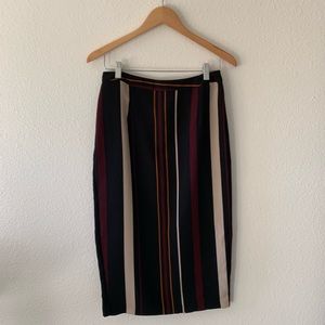 Mid length pencil skirt